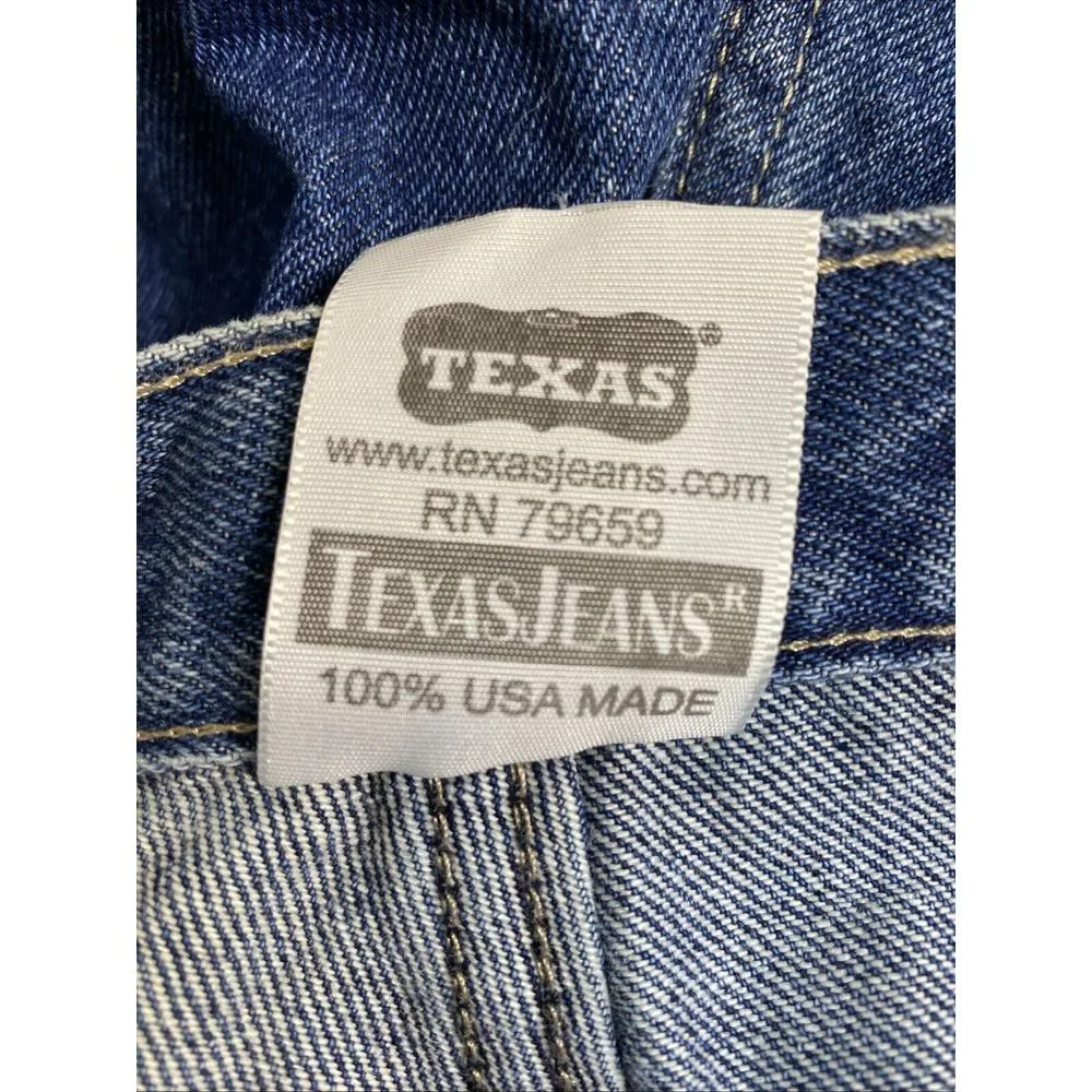 NWT Texas Jeans‎ Men 50X  — Sz 46x27 Original fit Straight leg Blue denim USA